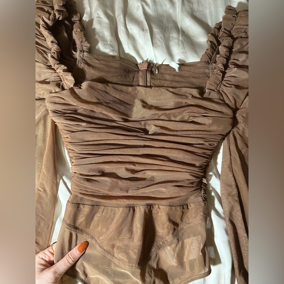 House of CB ‘emme’ mocha top XS - Picture 5 of 7